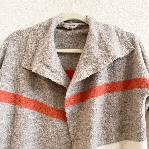 Caslon Duster Cardigan Front Pockets Wool Blend‎ Sweater Beige Womens Size XS - Picture 2 of 9